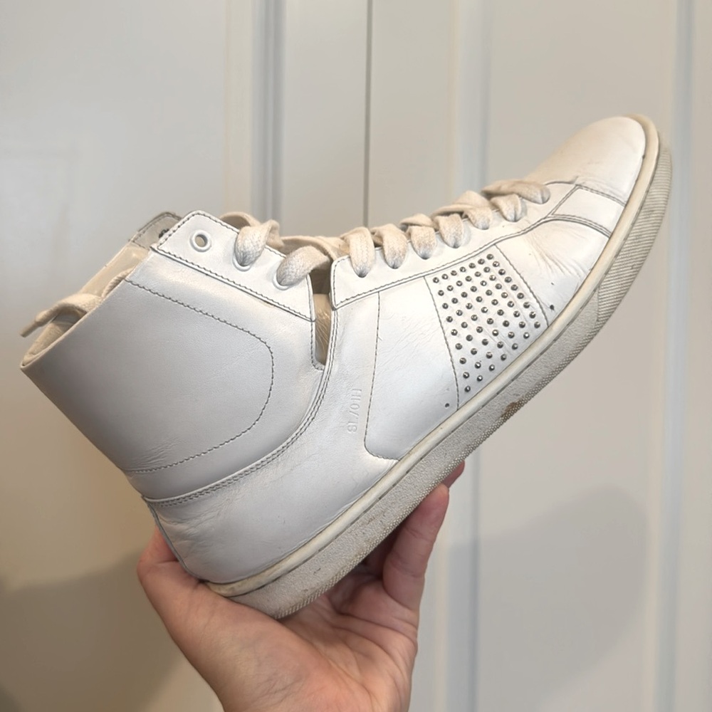 Saint Laurent white sneakers, size 39